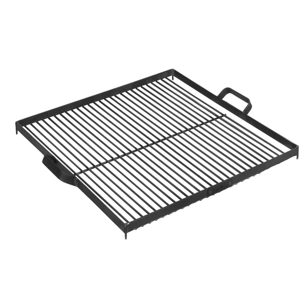 Grillrost aus Gusseisen / Edelstahl 58x58 cm für Feuerschale 80 cm und 70x70cm