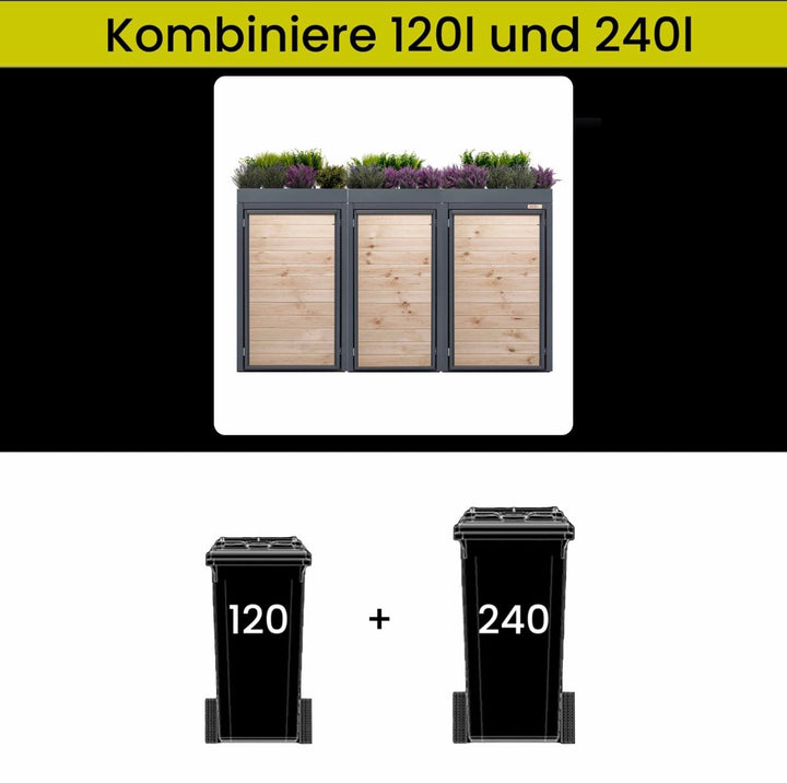 120-240 Holzmichl Kombination mit Pflanzdach